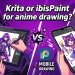 Krita or ibisPaint for anime drawing
